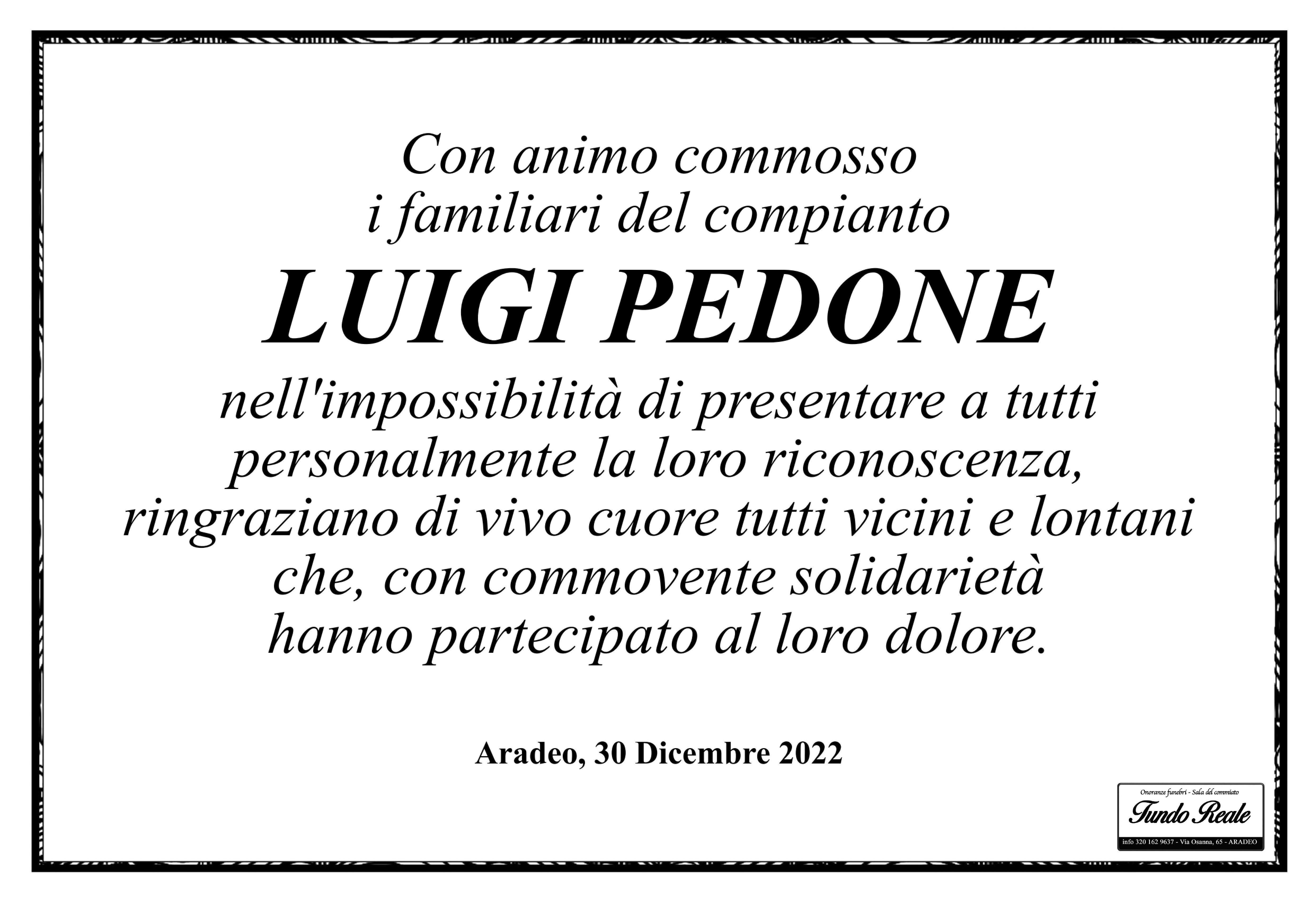 Famiglia Pedone Luigi